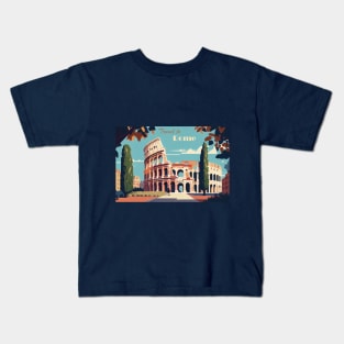 Coliseum, Rome, Italy Kids T-Shirt